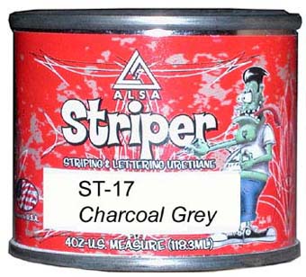 GPI STRIPER CHARCOAL GRAY 4OZ - KCST17 